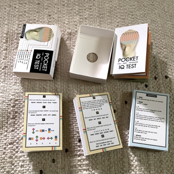 Pocket IQ test, NIB, fun portable IQ test game - Picture 3 of 7
